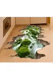 Наклейка 3Д интерьерная Пропасть 70*50см