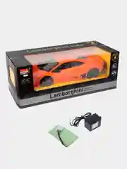 Оранжевый машина радиоуправляемая Lamborghini Revento, 1:10, работает от аккумулятора, свет