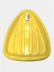 Санки-ледянки треугольные из морозоустойчивого полиэтилена Darel plastic 45х37х7,8 см