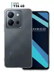 Прозрачный чехол для Vivo Y 36, силиконовый, ROSCO, с защитой камер и от прилипания