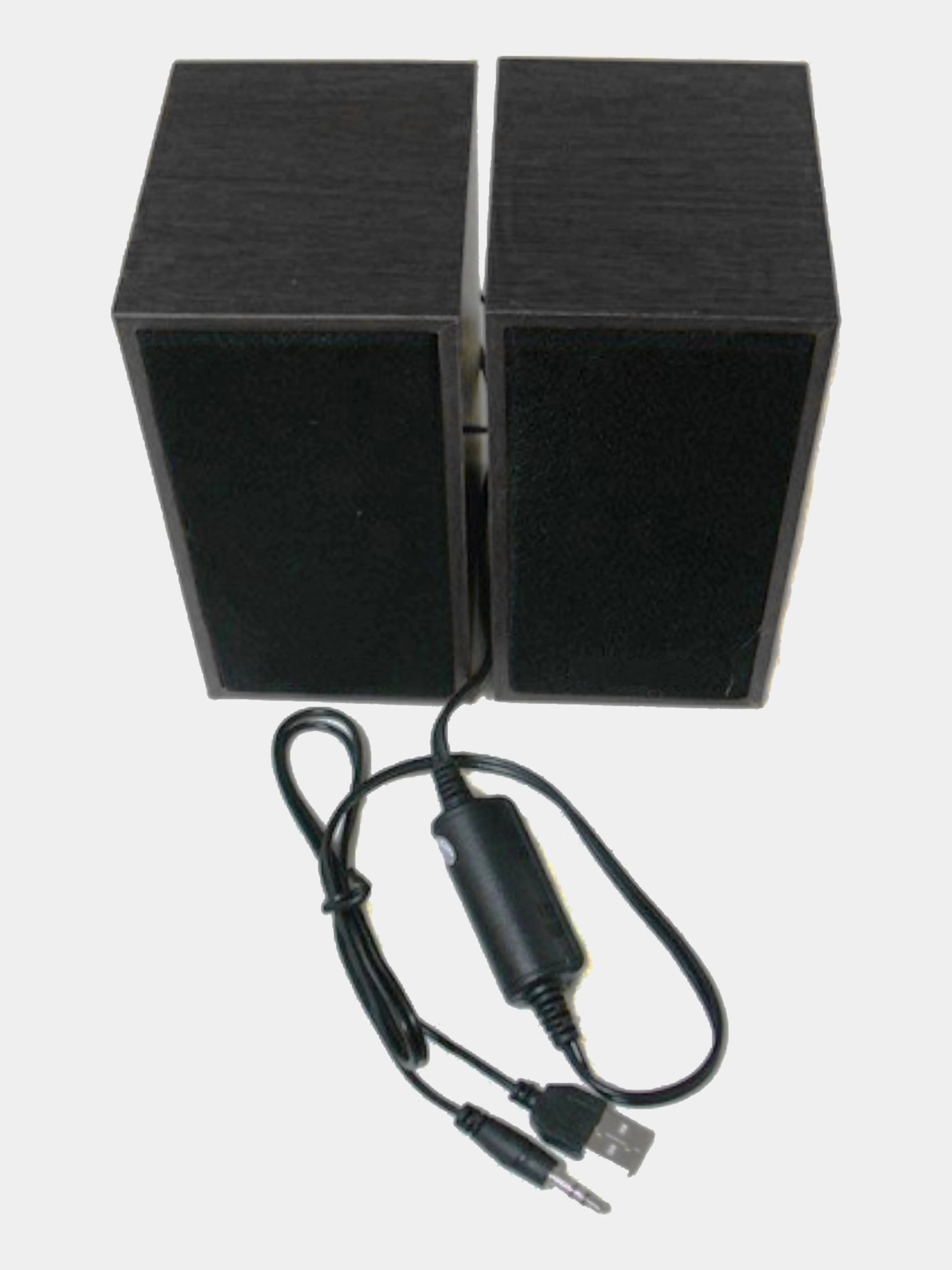 Колонки для компьютера деревянные, 2х3Вт, USB