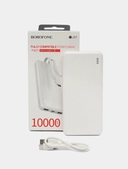 BOROFONE Внешний аккумулятор BJ56/57/56A/57A, 10000/20000 мАч, белый, с проводами