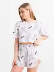 Пижама женская с шортами, костюм домашний