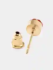 Шоколадный серьги . Символ года змея. Новогодние украшения  . Моносерьга