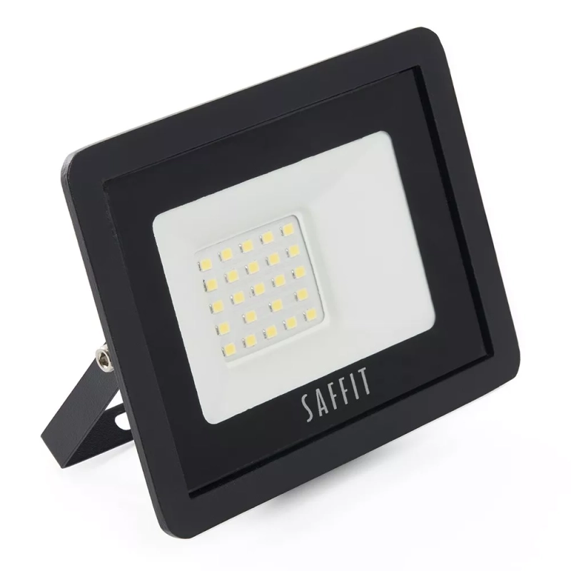 Прожектор светодиодный, 2835SMD, 30W 6400K AC230V/50Hz IP65, черный, 55065