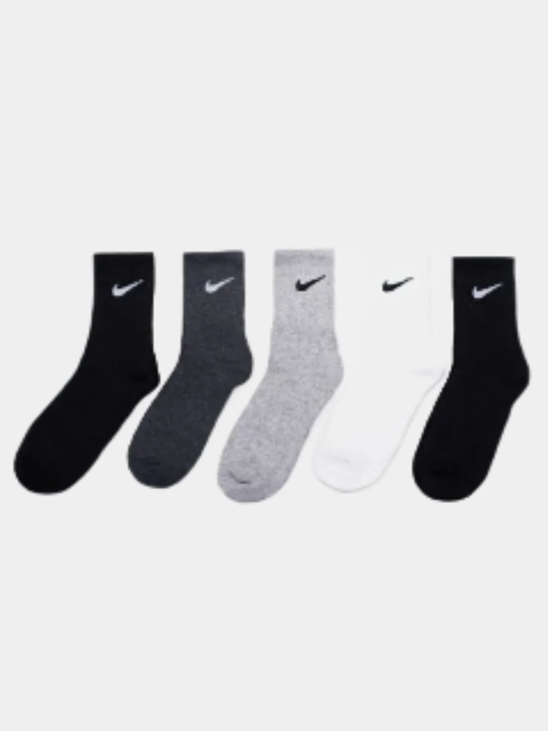 Носки мужские спортивные Nike Найк средние 5 пар в комплекте. Подарок