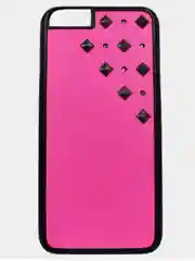 Черный чехол силиконовый со стразами для iPhone 6/6s