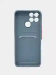 Светло-синий чехол для Infinix Smart 6 (Инфиникс Смарт 6), силиконовый