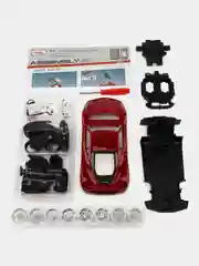 Бордовый коллекционная машинка металлическая сборная модель Ferrari Rafa, Enzo, F12 Феррари 488