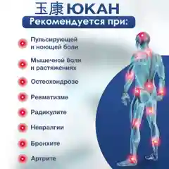 Пластырь для спины обезболивающий Шаолинь 2 уп, 4 шт