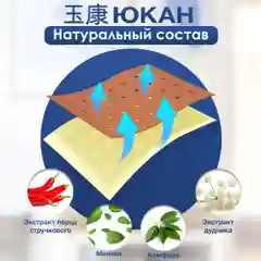 Пластырь для спины обезболивающий Шаолинь 2 уп, 4 шт