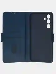 Темно-синий чехол-книжка для Samsung Galaxy A16 (4G) из высококачественной искусственной кожи