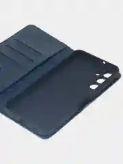 Темно-синий чехол-книжка для Samsung Galaxy A16 (4G) из высококачественной искусственной кожи