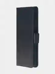 Угольный чехол-книжка для Samsung Galaxy A16 (4G) из высококачественной искусственной кожи