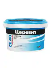 Затирка Церезит (Ceresit) CE 40 Aquastatic №40, жасмин, 2 кг