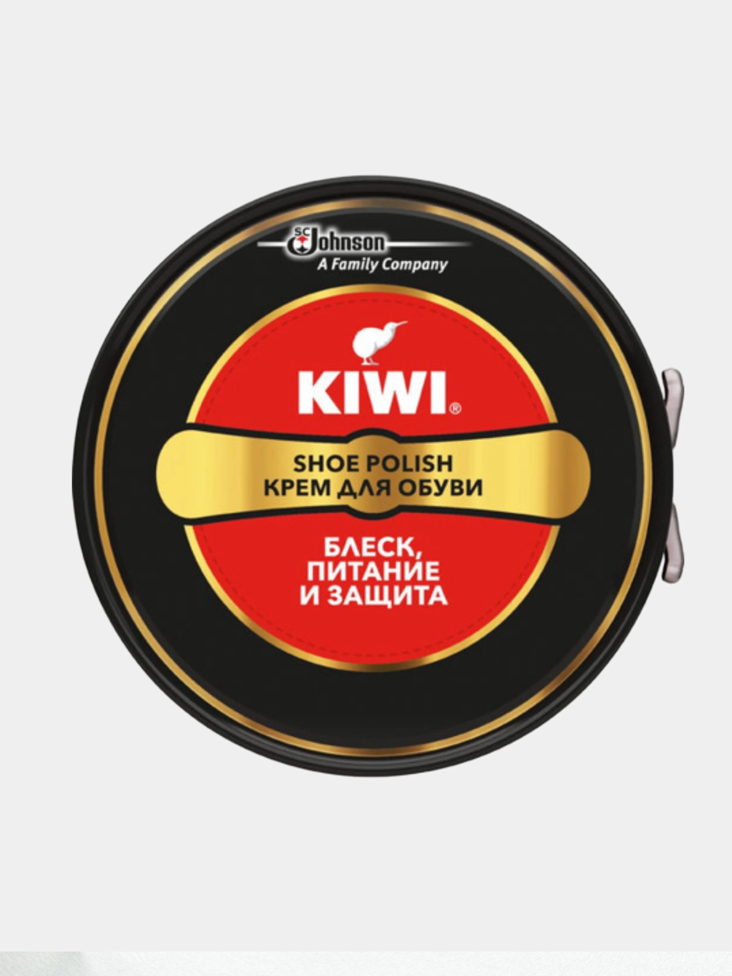 Крем KIWI для обуви блеск, питание и защита, 50 мл, черный и коричневый