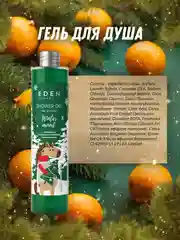 Подарочный набор, крем для рук + жидкое мыло для рук + гель для душа, EDEN Winter mood GREEN