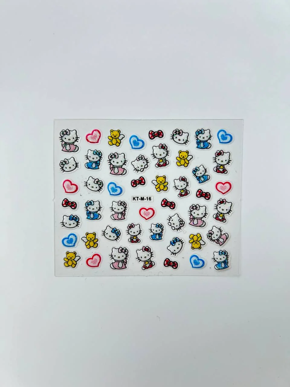 Конфетный слайдеры для дизайна ногтей Hello Kitty
