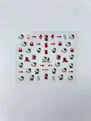 Тёмно-розовый слайдеры для дизайна ногтей Hello Kitty