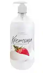 KREMONA Жидкое крем-мыло Клубн со сливк 1л(ВАЙТ ГРУПП):12