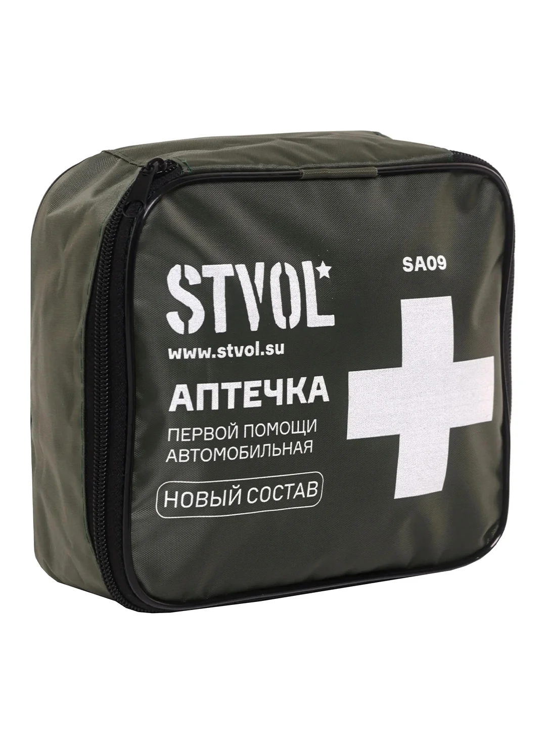 Аптечка автомобильная STVOL SA09, текстильный футляр (новый приказ)