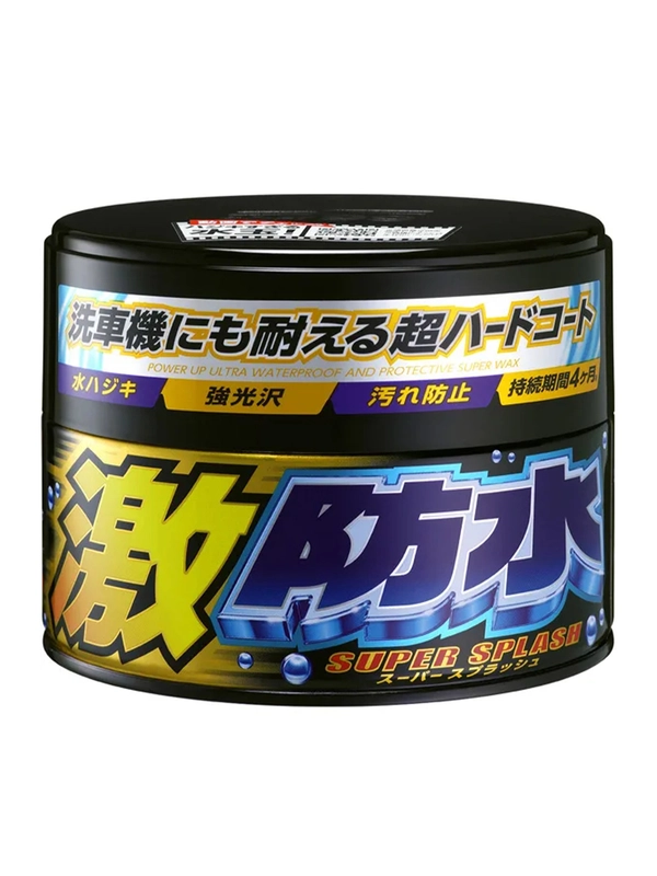 Полироль для кузова защитный Soft99 Water Block Wax для тёмных авто, 300гр.
