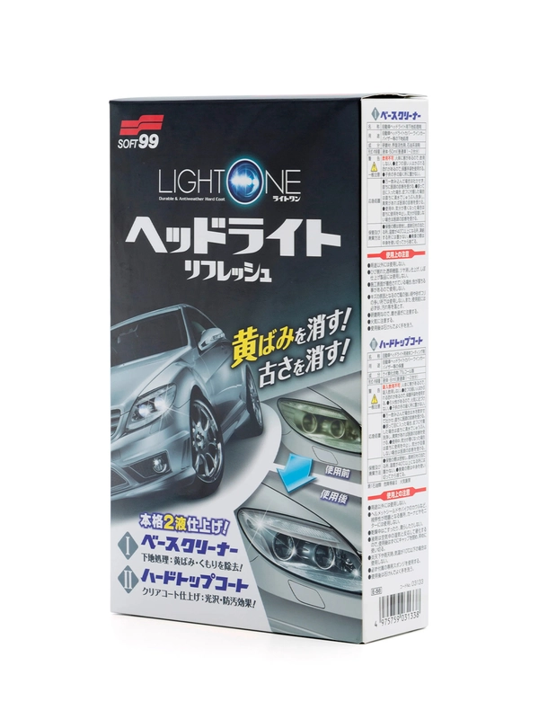 Покрытие для фар и прозрачного пластика Light One, 50+8 мл