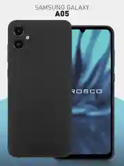 Чехол Samsung Galaxy A05, A05s, матовый, прозрачный, ROSCO силиконовый, с защитой камер