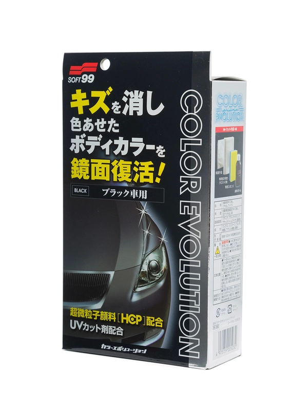 Полироль для кузова цветовосстанавливающий Soft99 Color Evolution Black для черных , 100мл