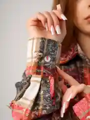Алый рубашка в клетку, оверсайз, удлиненная
