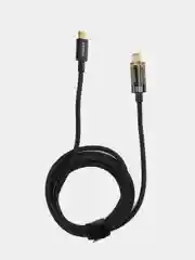 Зарядный кабель плетенный 100W Type C-Type С для быстрой зарядки, дисплей с измерителем