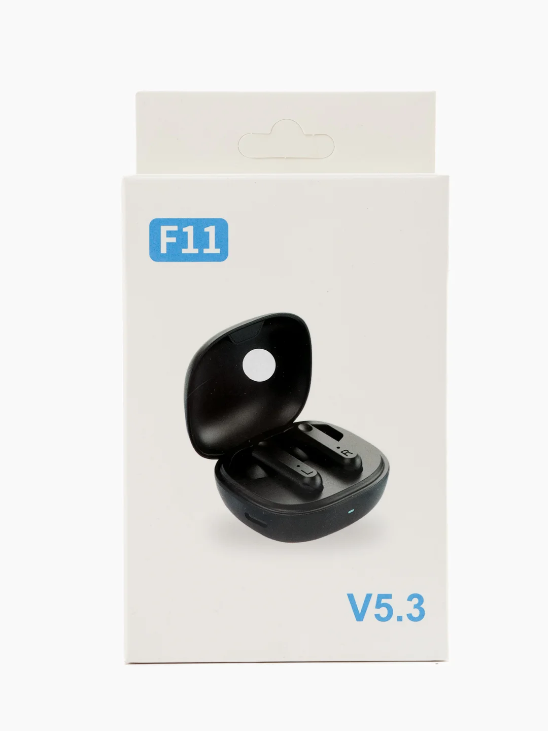 Белый беспроводные наушники  TWS F11 mini, сенсорные