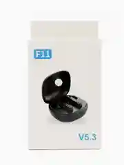 Белый беспроводные наушники  TWS F11 mini, сенсорные
