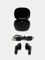 Черный беспроводные наушники  TWS F11 mini, сенсорные