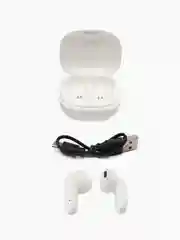 Белый беспроводные наушники  TWS F11 mini, сенсорные