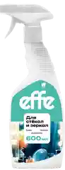 Средство чистящее: Для стекол и зеркал EFFE, спрей. Триггер, 600 мл.