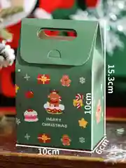 Лесной зеленый подарочная коробка Новогодняя, Рождественская упаковка для новогоднего подарка