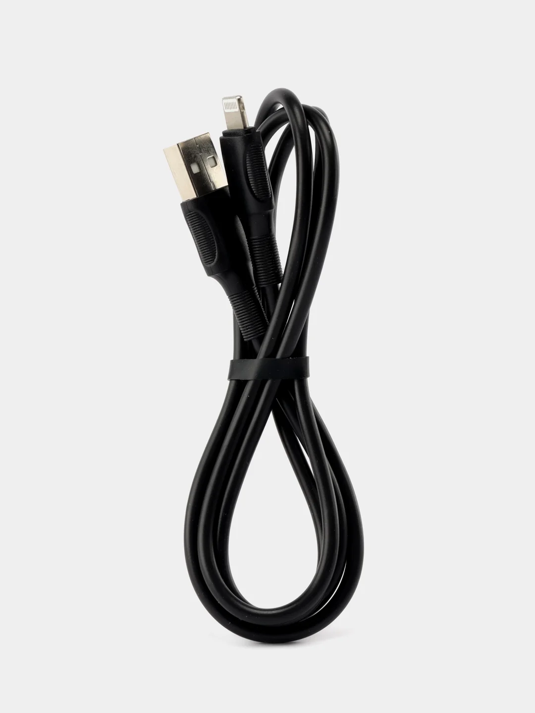 Черный кабель зарядный BOROFONE BX80 (1m, Micro-USB/Type-C/Lightning) для Android и Apple iPhone