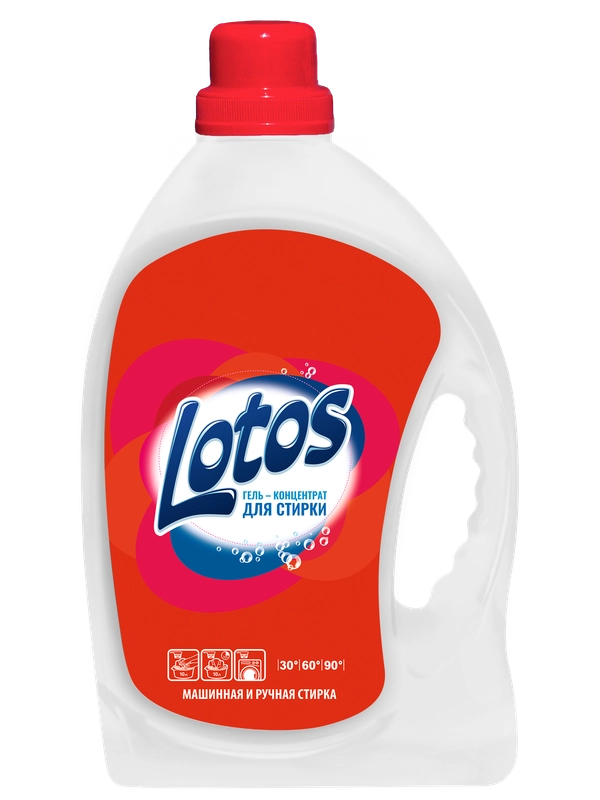 Жидкое средство для стирки: гель- концентрат Lotos   UNIVERSAL  3,0л