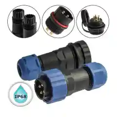 Комплект герметичных разъемов SZC16 4P-F-M 4pin IP68