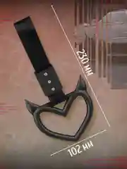 Цурикава в виде сердца радужная с рогами jdm