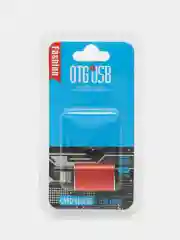 Красный otg переходник с Lightning USB, переходник для телефона, macbook, флешки цвет красный