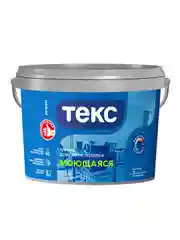 Краска для стен и потолков Текс Профи, моющаяся, база D, бесцветная, 1,8 л