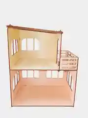 Конструктор деревянный Кукольный домик "Радуга"