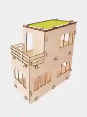 Конструктор деревянный Кукольный домик "Радуга"