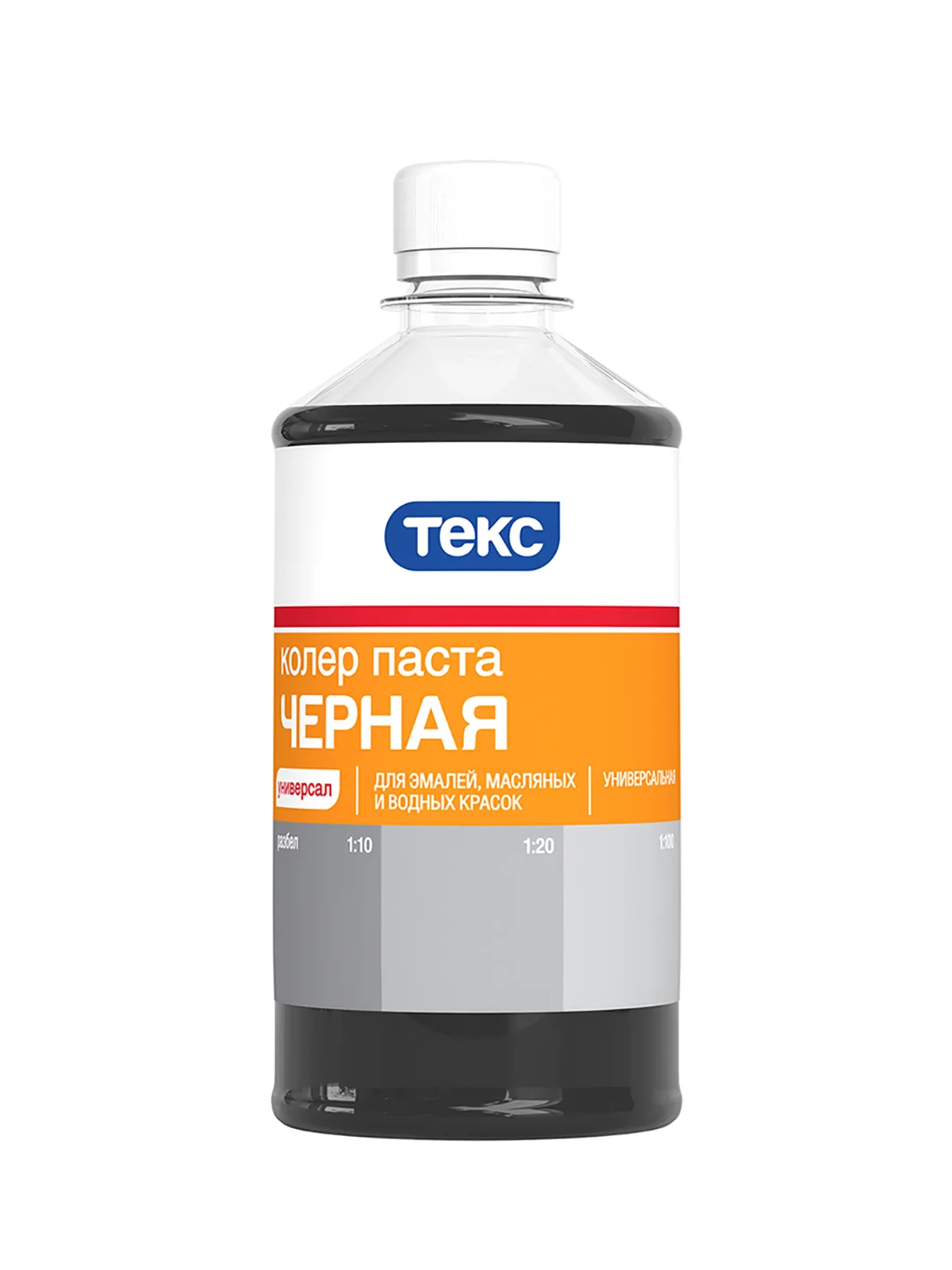 Колер паста Текс Универсал №11, черная, 0,5 л