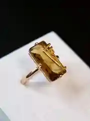 Горчичный кольцо женское позолоченное