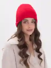 Красный шапка женская