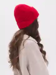 Красный шапка женская