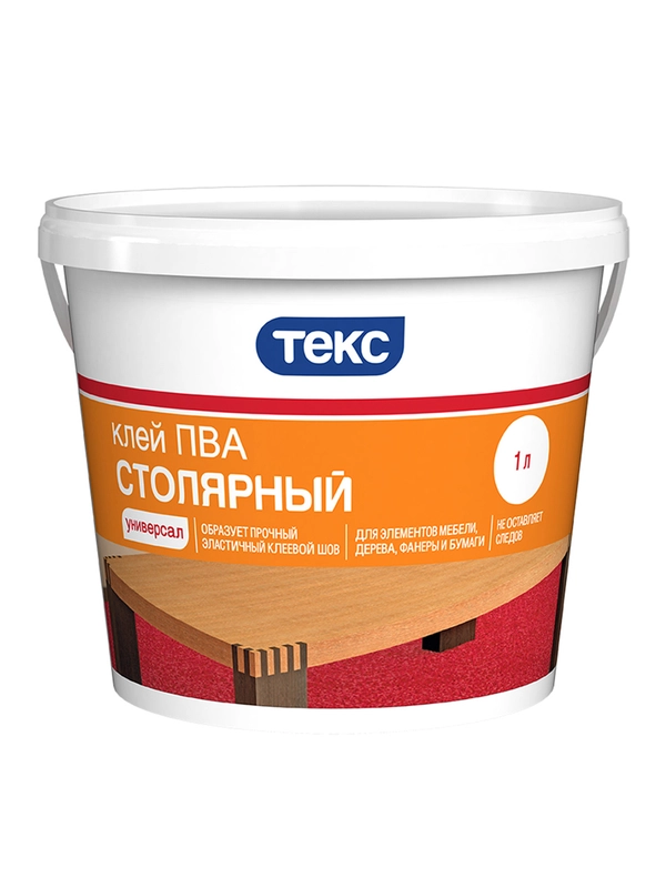 Клей ПВА столярный Текс Универсал, 1 л